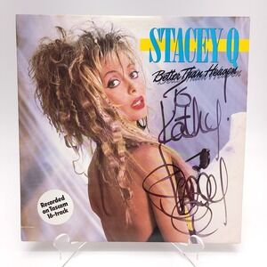 Stacey Q Signed Autographed Record Album Cover‎ Better Than Heaven